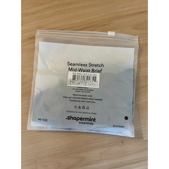 2-Pack Shapermint Seamless Stretch Mid-Waist Brief/Panties - Picture 5 of 10